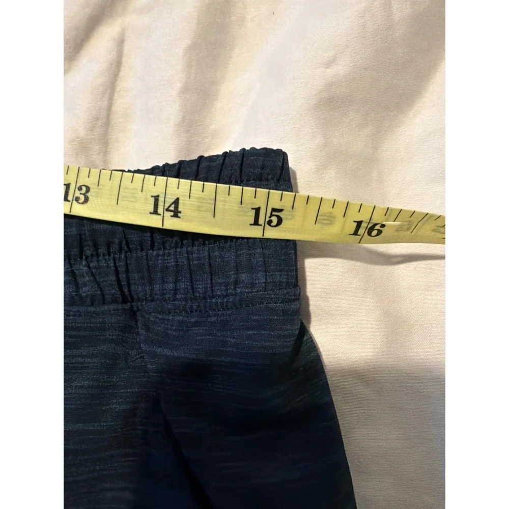 Lululemon Pace Breaker 9 Inch Lined Shorts Mens Large Navy Space Dye LM7AAYST